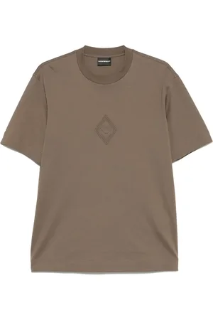 Emporio Armani T-Shirt mit Logo-Prägung