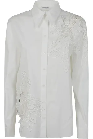 Alberta Ferretti Hemd mit Stickerei