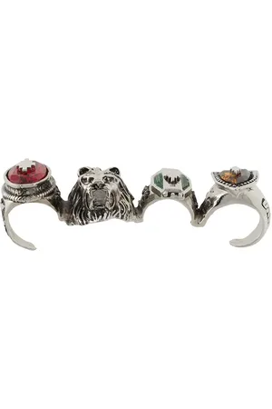 MARCELO BURLON Vier-Finger-Ring