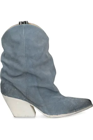 Elena Iachi Stiefel im Distressed-Look