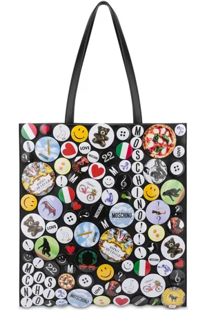 Moschino Tote Bag mit Anstecknadel-Detail