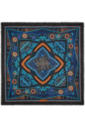 Salvatore Ferragamo Seidenschal mit Nirvana-Print