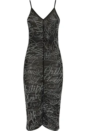Philipp Plein Kleid mit V-Ausschnitt