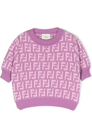 Fendi Strickoberteil mit FF-Print