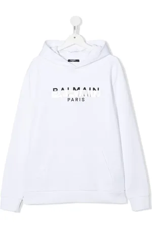 Balmain TEEN Hoodie mit Logo-Print