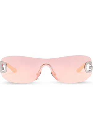 Dolce & Gabbana Shield-Sonnenbrille mit Logo-Detail