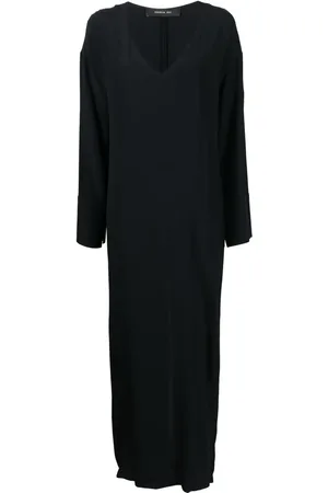 FEDERICA TOSI Langes Kleid mit V-Ausschnitt