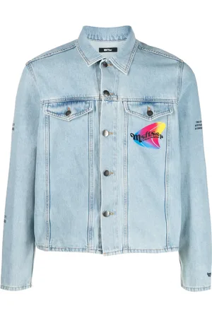 Msftsrep Jeansjacke mit Logo-Print