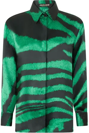 Roberto Cavalli Hemd mit Zebra-Print