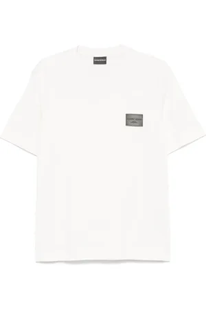 Emporio Armani T-Shirt mit Logo-Applikation