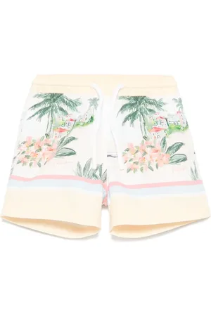 PATACHOU Badeshorts mit Landschafts-Print