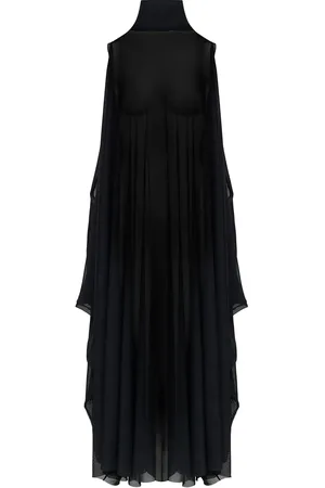 Maison Margiela Semi-transparentes Maxikleid