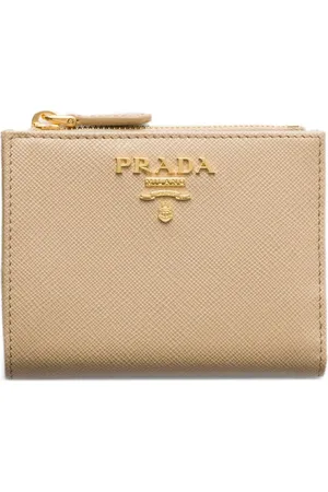 Prada Kleines Portemonnaie aus Saffiano-Leder