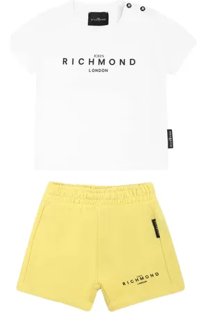 John Richmond Set aus T-Shirt und Shorts mit Logo-Print