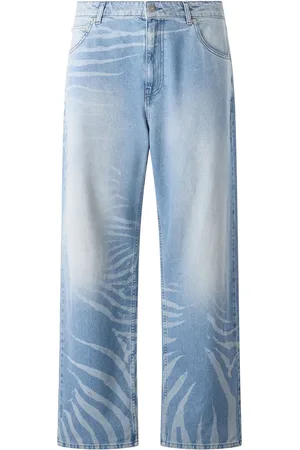 Roberto Cavalli Jeans mit Zebramuster