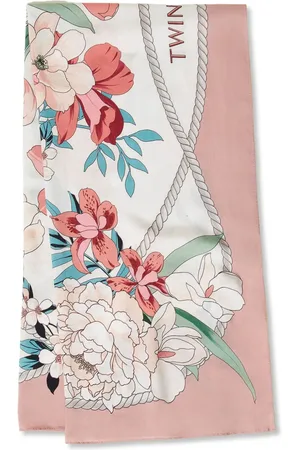 Twin-Set Schal mit Blumen-Print