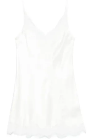 CARINE GILSON Camisole-Kleid mit Spitzendetail