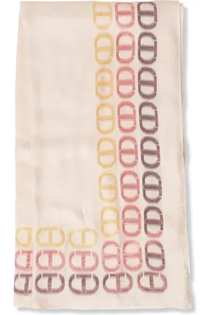 Twin-Set Schal mit grafischem Logo