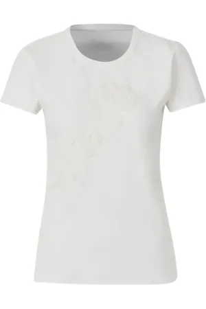 Dorothee Schumacher T-Shirt mit Blumenstickerei