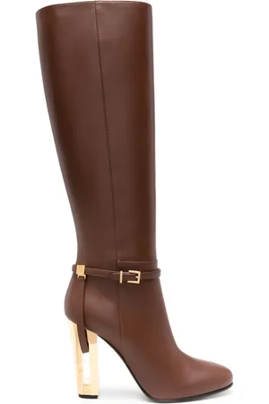 Fendi Delfina Stiefel mit hohem Absatz 105mm