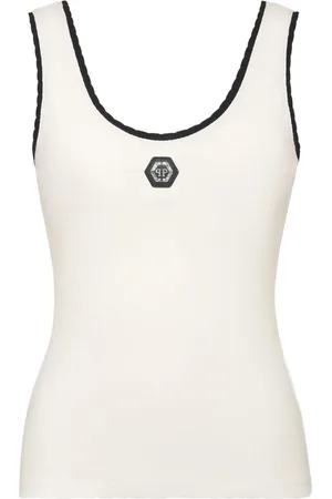 Philipp Plein Geripptes Tanktop