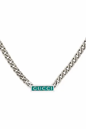 Gucci Panzerkette mit Logo-Schild