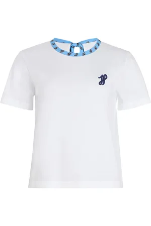 Patou T-Shirt mit Kontrastkragen