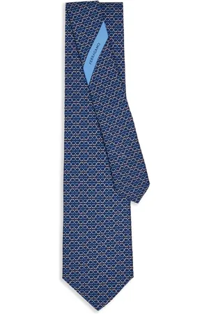 Salvatore Ferragamo Krawatte mit Monogramm-Print