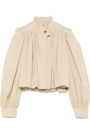 Chloé Cropped-Jacke mit Rundhalsausschnitt