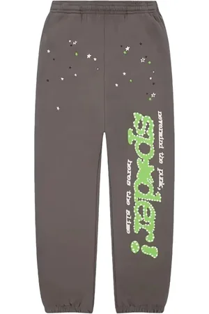 Sp5der Star Web "Grey/Green" Jogginghose