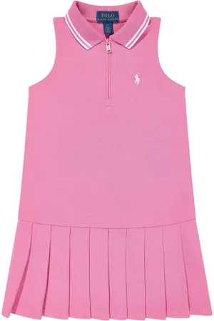 Ralph Lauren Poloshirtkleid mit Falten
