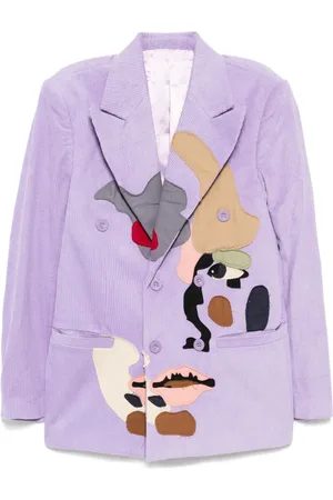 KIDSUPER STUDIOS Sakko im Patchwork-Look
