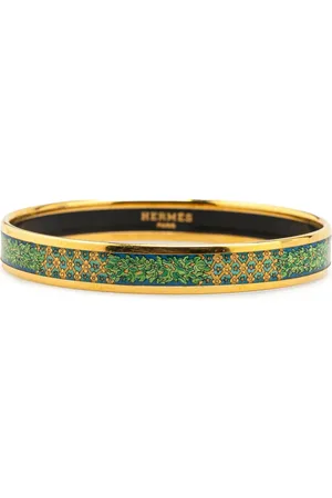 Hermès 20th Century schmaler Cloisonne 65 Emaille-Armreif