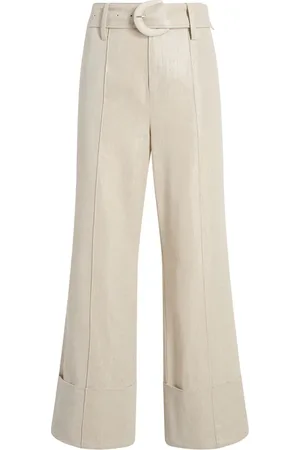 Cinq A Sept Vassi Lurex-Hose aus Leinen
