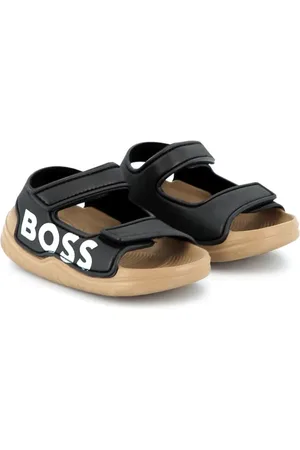 HUGO BOSS Sandalen mit Logo-Print