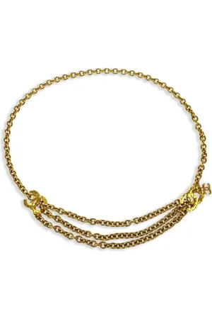 CHANEL 1990-2000s Kettengürtel