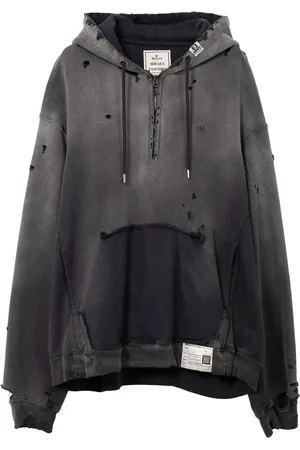 Maison Mihara Yasuhiro Hoodie in Distressed-Optik