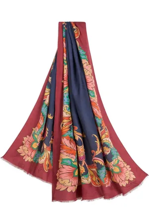 Etro Jacquard-Schal mit Blumen-Print