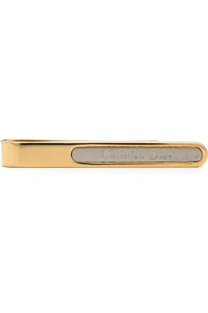 Dior 1990 Krawattenspange mit Logo-Gravur