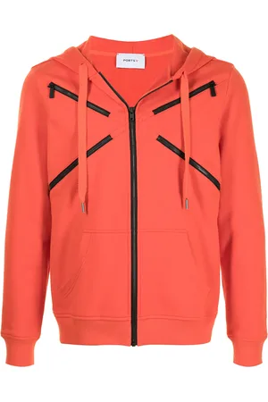 Ports V Kapuzenjacke mit Reißverschlussdetail