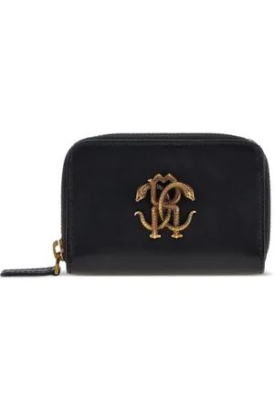 Roberto Cavalli Portemonnaie mit Mirror Snake-Schild