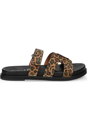 Bibi Lou Pantoletten mit Leoparden-Print