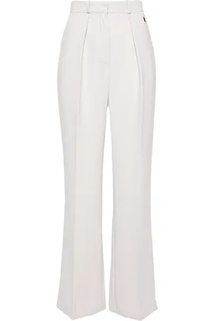 Elisabetta Franchi Bundfaltenhose mit geradem Bein