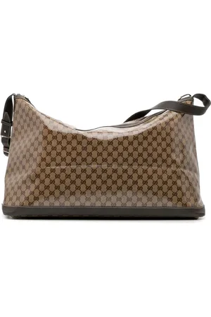 Gucci 2000-2015 XL GG Crystal Reisetasche