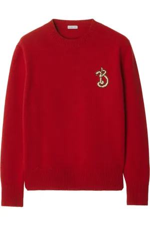 Burberry Pullover mit Logo-Intarsie
