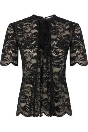 Paco rabanne T-Shirt mit Spitzendetail