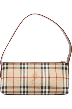 Burberry 2000s Schultertasche mit Haymarket-Check