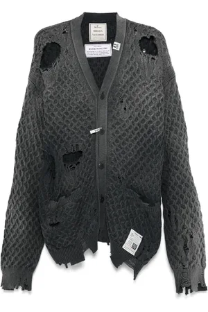 Maison Mihara Yasuhiro Ausgeblichener Cardigan