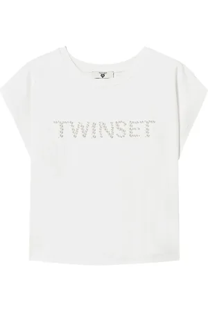 Twin-Set T-Shirt mit Logo-Stickerei