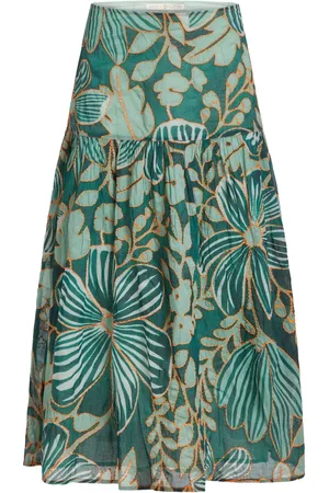Marie Oliver Owens Rock mit Blumen-Print